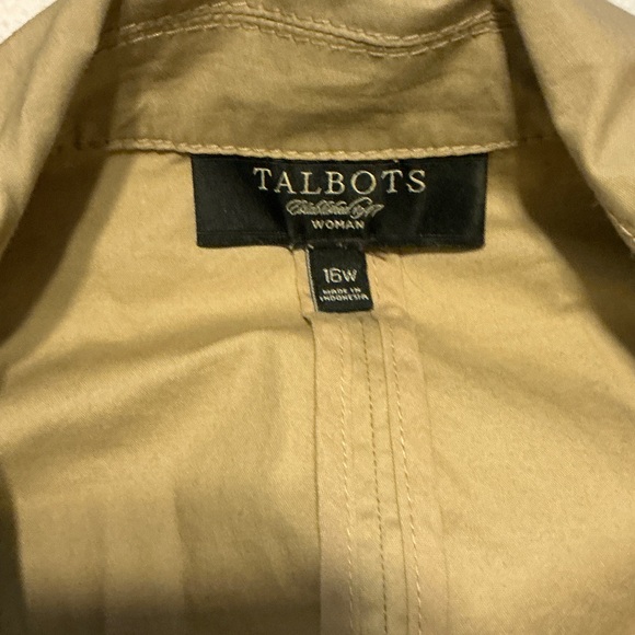 Talbots Tan Utility Jacket - Picture 2 of 6